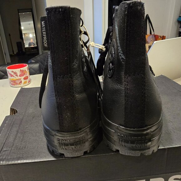 NEW CONVERSE City Trek TERRAIN HI Waterproof Leather Boots Shoes Mens Sz 10 NEW - Picture 3 of 8